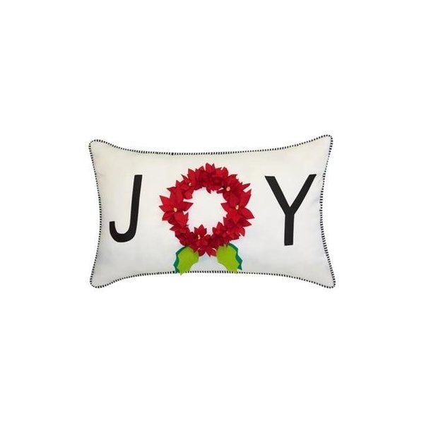 Edie Home Edie Home EAH086XX6576E1 14 x 24 in. Holiday Joy Decorative Pillow EAH086XX6576E1